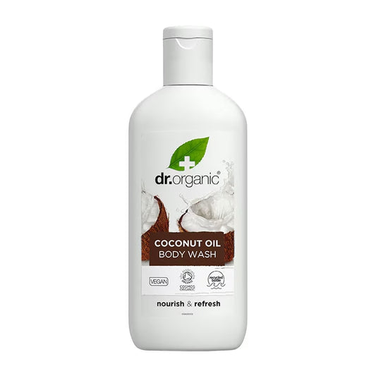 Dr Organic Gel de Baño de Aceite de Coco - 250 ml