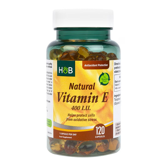 Holland & Barrett Vitamina E Natural 400 UI - 120 Cápsulas