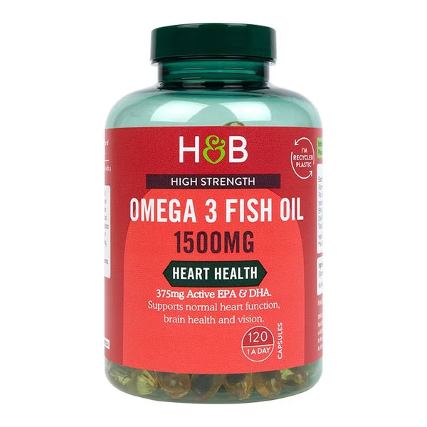 Omega 3 Fish Oil 1500mg - 120 Capsules
