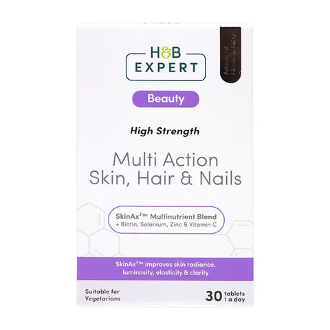 H&B Expert Multi Acción Piel Cabello y Uñas - 30 Comprimidos