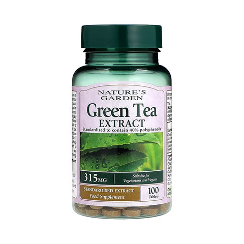 Nature's Garden Té Verde 315mg - Suplemento Natural en Comprimidos para Bienestar