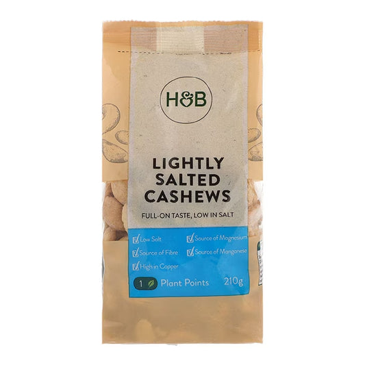 Holland & Barrett Anacardos Ligeramente Salados - 210g