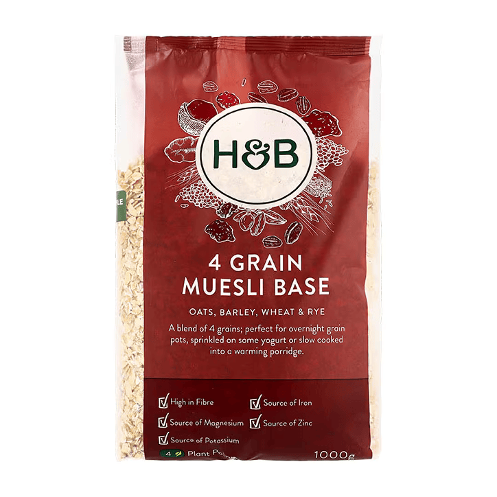 Comprar Holland & Barrett Muesli Base 4 Grains 1kg Online
