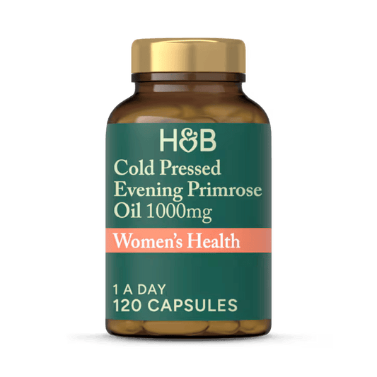 Holland & Barrett Aceite de Onagra Prensado en Frío 1000mg - 120 Cápsulas