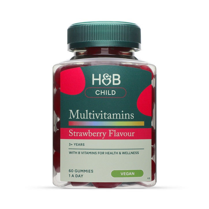 Holland & Barrett Multivitaminas para Niños Sabor Fresa - 60 Gominolas