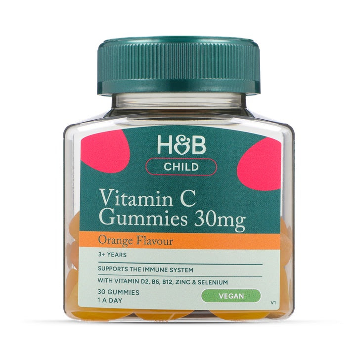 Holland & Barrett Vitamina C para Niños 30mg Sabor Naranja - 30 gominolas