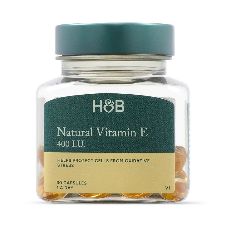 Holland & Barrett Vitamina E Natural 400 UI - 30 Cápsulas