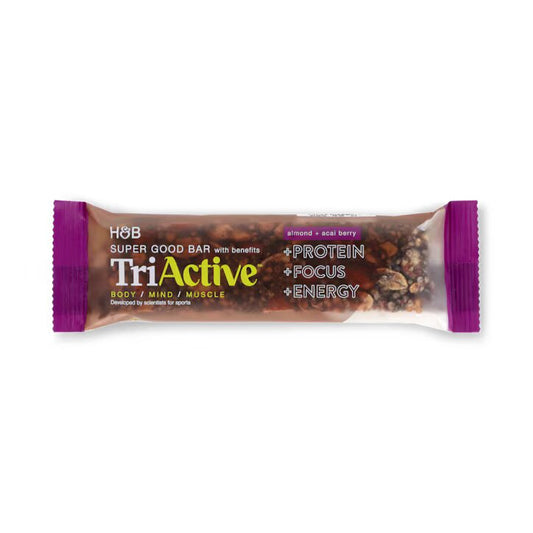 TriActive Barrita Super Buena Sabor Almendras y Bayas de Acai - 50g