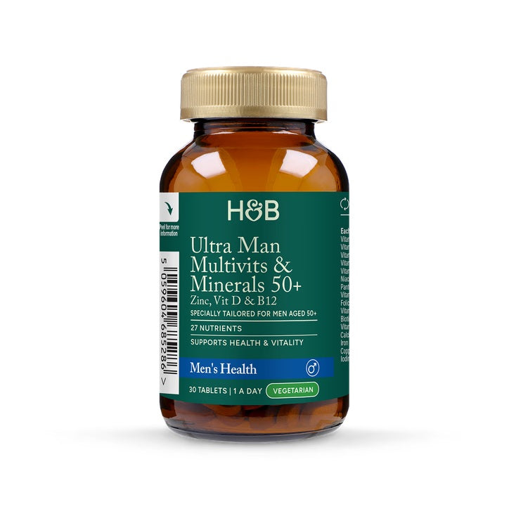 Holland & Barrett Ultra Man Multivitaminas y Minerales 50+ - Comprimidos de alta calidad