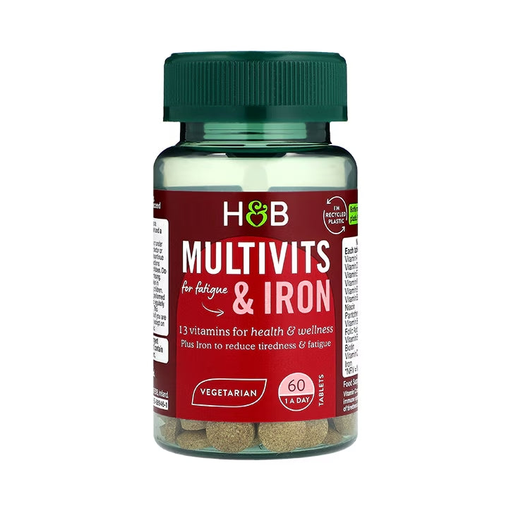 Holland & Barrett Multivitaminas y hierro - 60 comprimidos
