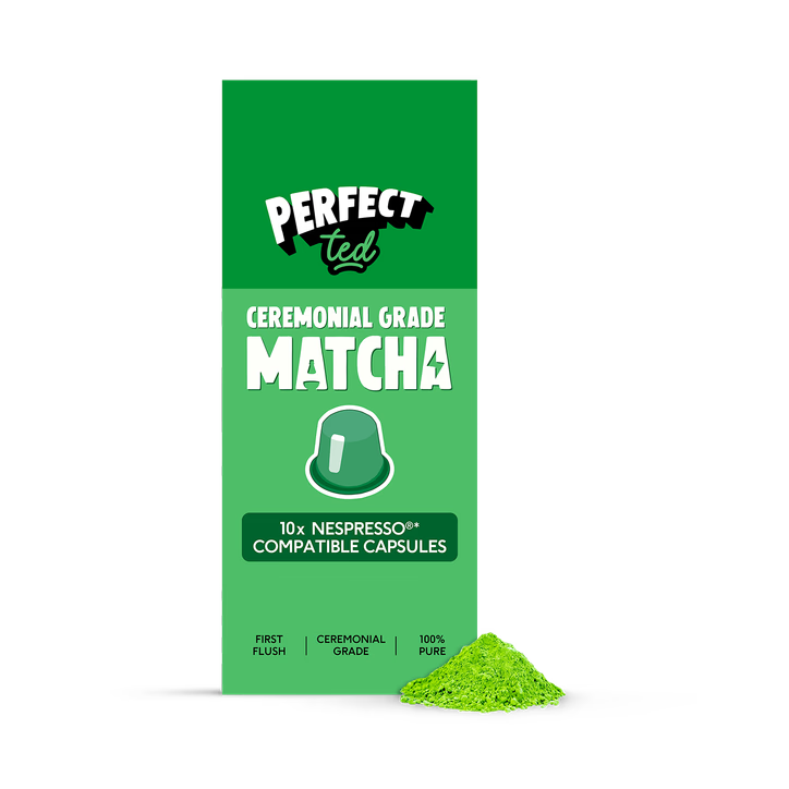 PerfectTed Cápsulas de Matcha de Grado Ceremonial Matcha de té verde - 15g