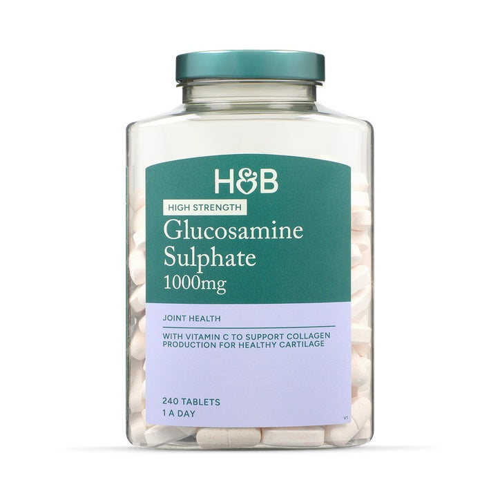 Holland & Barrett Sulfato de Glucosamina 1000mg Alta Potencia - 240 Comprimidos