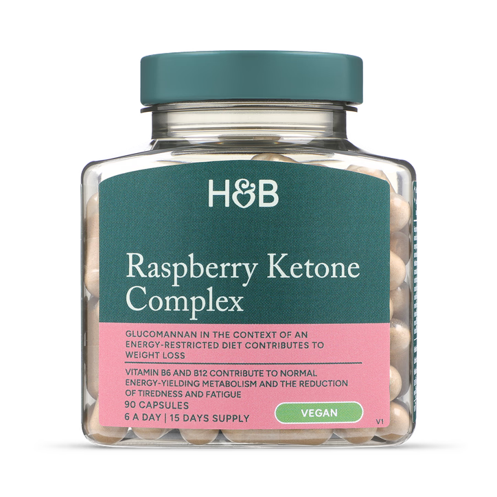 Holland & Barrett Complejo de Cetona de Frambuesa - 90 Cápsulas