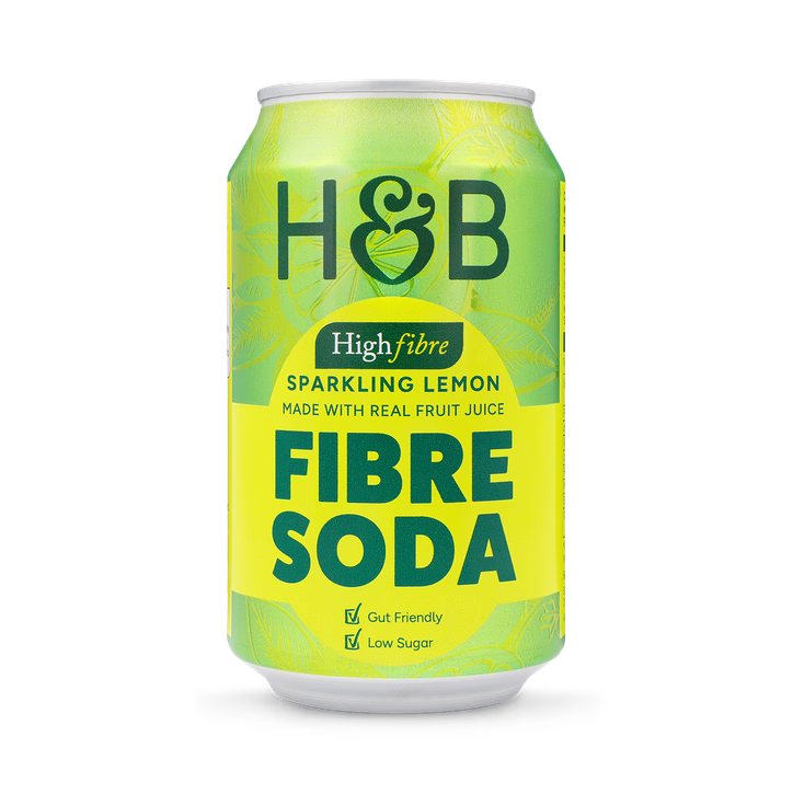 Holland & Barrett Refresco de Fibra de Limón con Gas - 330ml