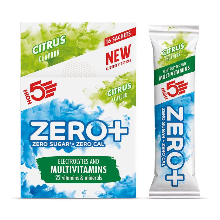 High5 Zero+ Electrolitos y Multivitaminas Sabor Cítricos- 16 x7g
