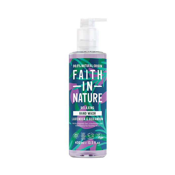 Faith In Nature Jabón de Manos de Lavanda y Geranio - 400 ml