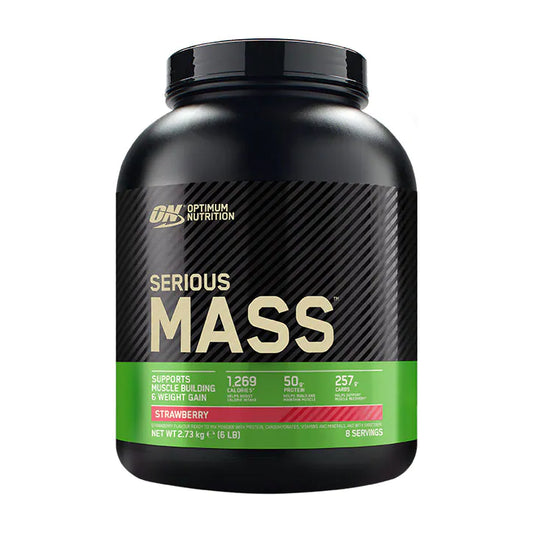 Optimum Nutrition Serious Mass Sabor Fresa - 2,73kg