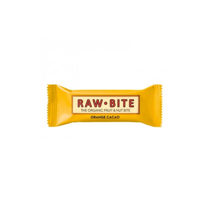 RAW BITE Barrita de Naranja con Cacao Ecológica - 50g