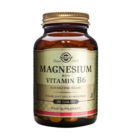 Solgar Magnesio con Vitamina B6 - Comprimidos