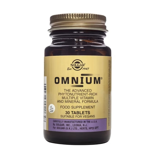 Solgar Omnium Multivitamínico - 30 y 60 Comprimidos