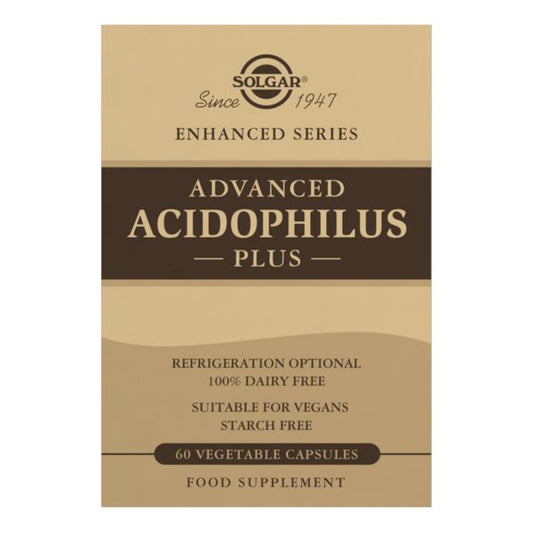 Solgar Acidophilus Avanzado Plus - Cápsulas Vegetales