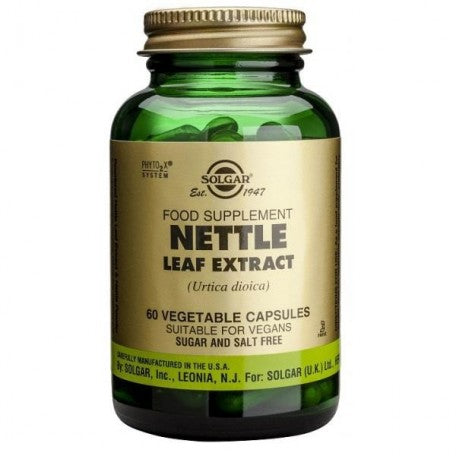 Solgar Ortiga Extracto de Hoja - 60 Cápsulas Vegetales