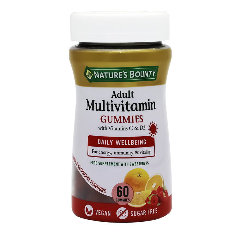 Nature´s Bounty® Multivitamínico para Adultos con Vitamina C y D3 - 60 gominolas