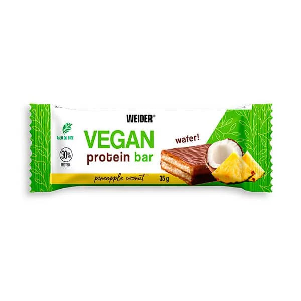 Weider Barrita de Proteínas Veganas Sabor Piña - 35g