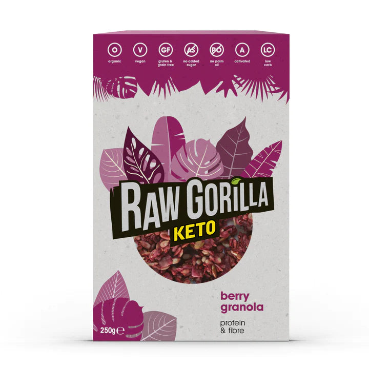Raw Gorilla Keto Granola de Bayas - 250g
