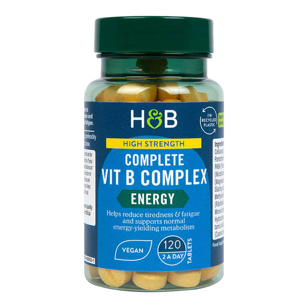 Vitamin B Complete High Potency Complex - 120 Tablets