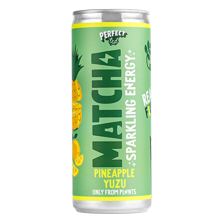 PerfectTed Bebida Energética Matcha, Piña y Yuzu - 250ml