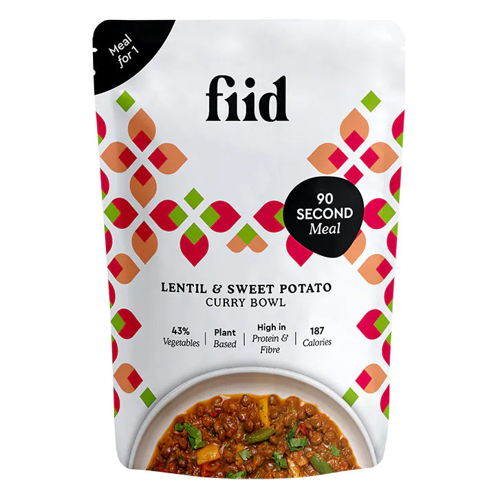 fiid Cuenco De Curry De Lentejas Y Boniato - 275g