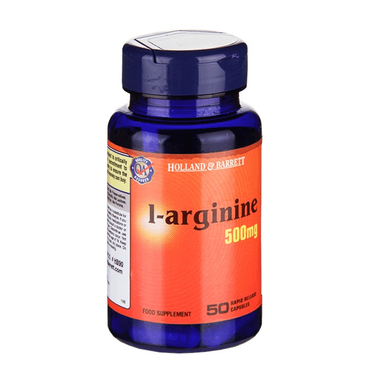 L-Arginina 500mg - 50 Cápsulas
