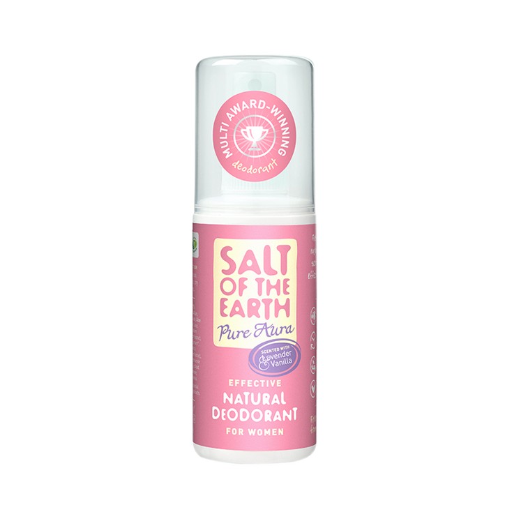 Salt Of The Earth Natural Deodorant With Lavender and Vanilla - 100 ml