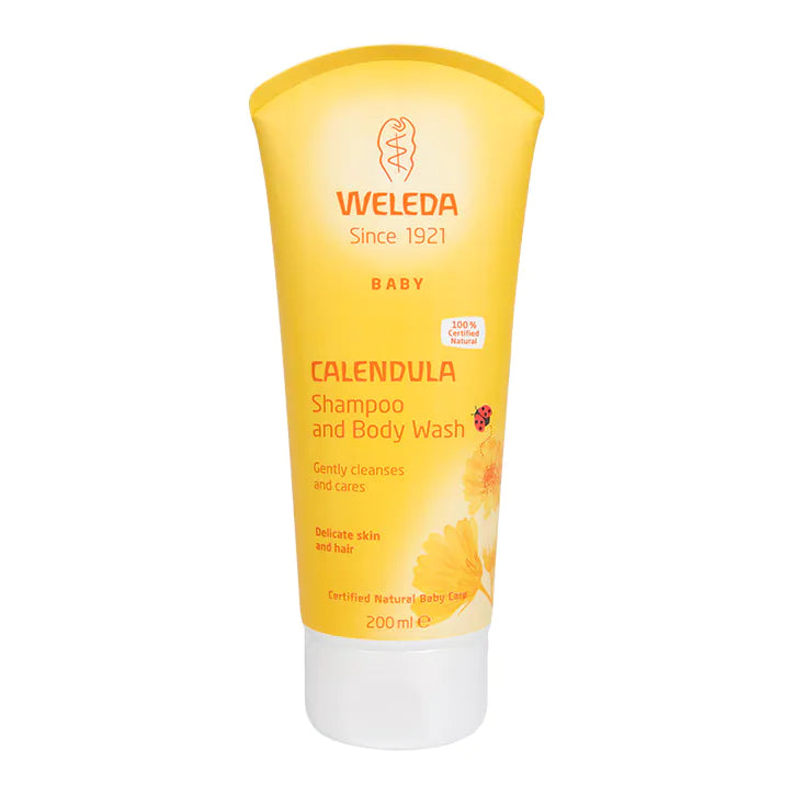 Weleda Champú y Gel de Baño de Caléndula para Bebe - 200ml