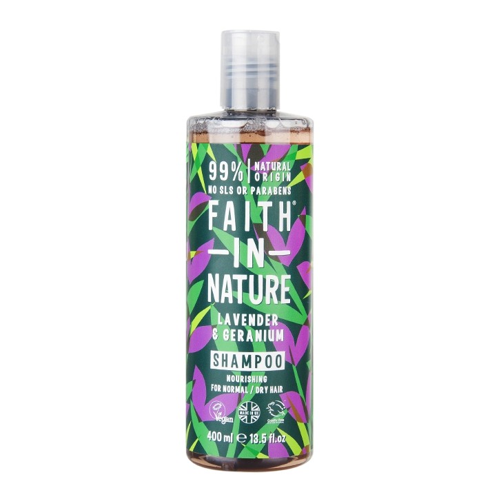 Faith in Nature Champú de Lavanda y Geranio 400ml