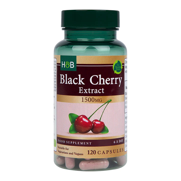 Extracto de Cereza Negra 1500mg - 120 Capsulas