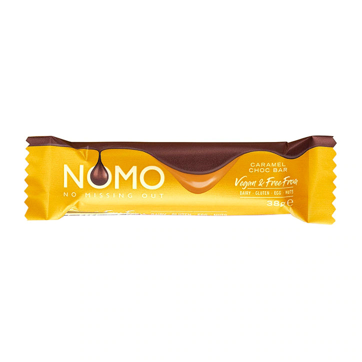 NOMO Barrita Vegana de Chocolate rellena de Caramelo - 38g