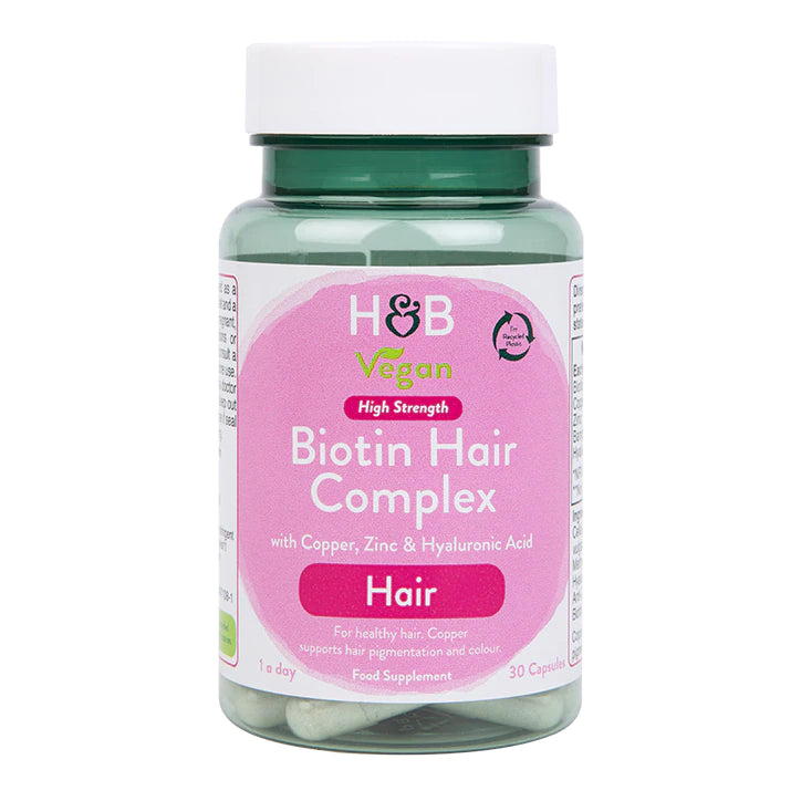 Complejo de Biotina de Alta Resistencia para el Cabello - 30 Cápsulas