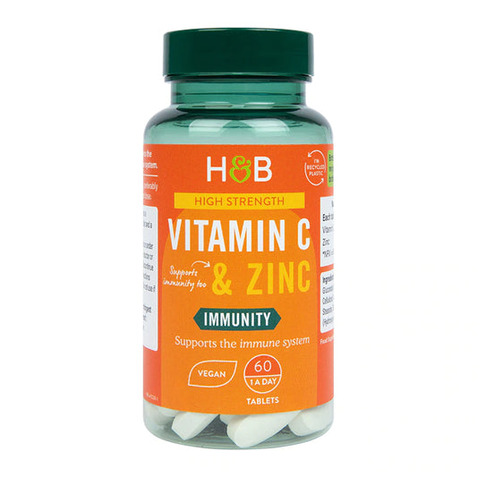 Vitamina C y Zinc Alta Potencia - Tabletas