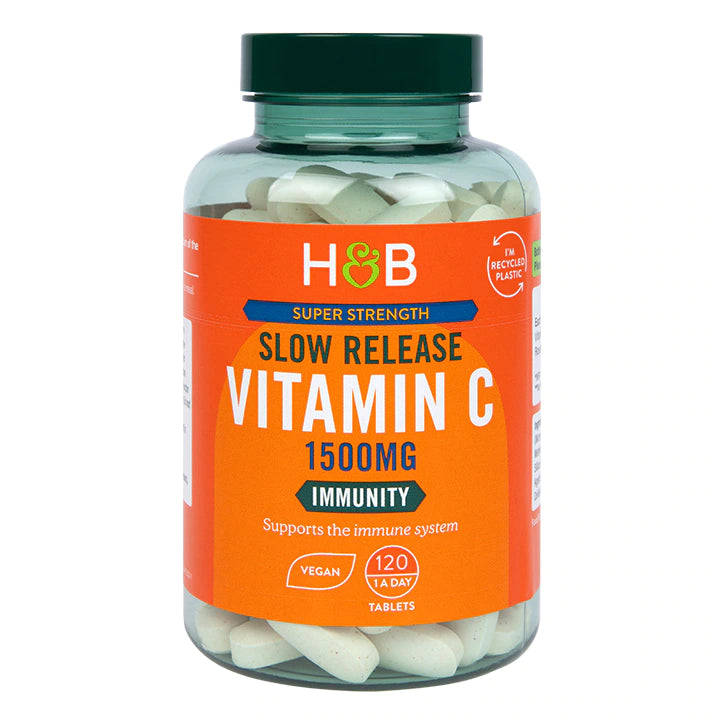 Vitamina C de Liberación Lenta de Alta Resistencia 1500 mg - 120 Comprimidos