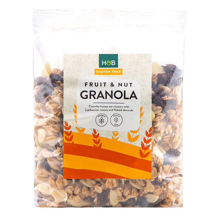 Buy Holland & Barrett Gluten Free Fruit & Nut Granola 350g Online