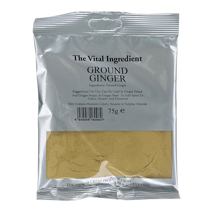 Buy The Vital Ingredient Powdered Ginger 75g Online Holland and Barret