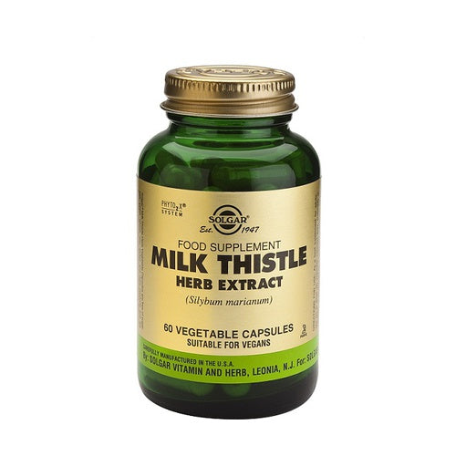Solgar Cardo Mariano Extracto de Hierba - 60 Cápsulas Vegetales