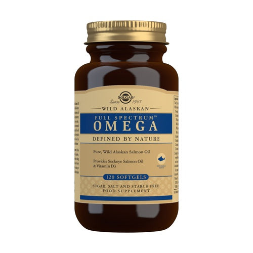 Solgar Omega de Espectro Completo Alaska Salvaje - 120 Cápsulas Blandas