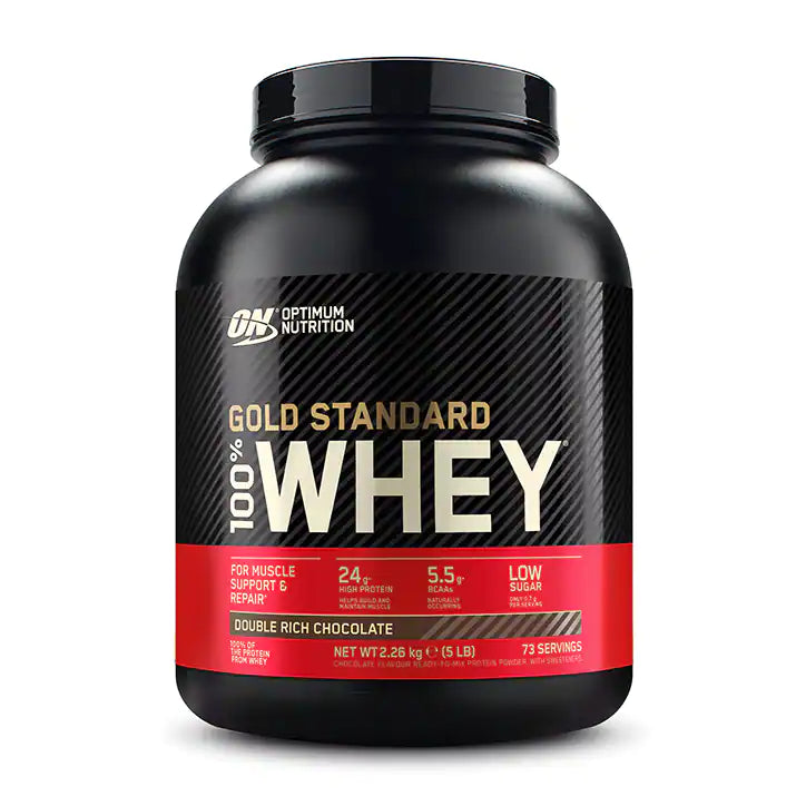 Optimum Nutrition Gold Standard 100% Whey Doble Rico Chocolate - 2,26Kg