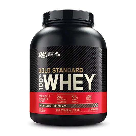 Optimum Nutrition Gold Standard 100% Whey Doble Rico Chocolate - 2,26Kg