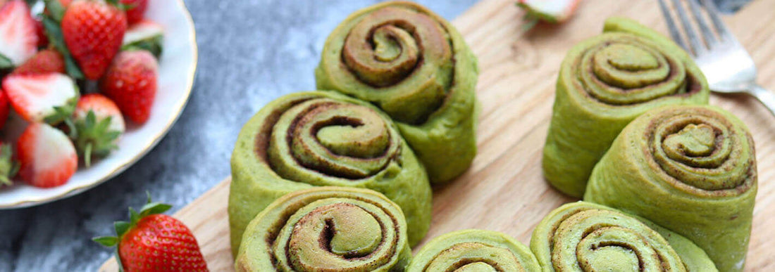 Secretos Dulces con Matcha: Cinnamon Rolls con un Toque Verde