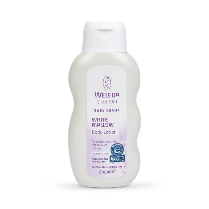 Weleda Baby Derma Loción Corporal de Malva Blanca - 200ml