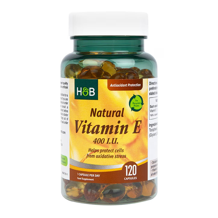 Holland & Barrett Vitamina E Natural 400 UI - 120 Cápsulas
